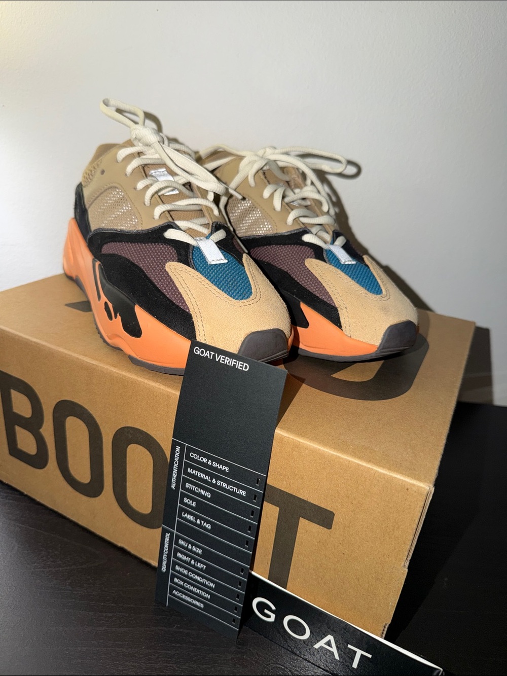 adidas Women's Multicolor Chunky Sneakers — Tan, Orange, Black, Blue